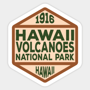 Hawaii Volcanoes National Park badge Sticker